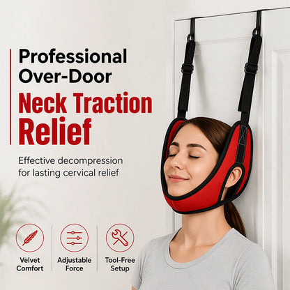 ⏳Offre Limitée 50% de Réduction⏰ Appareil de Traction Cervicale sur Porte pour Soulager les Douleurs Cervicales