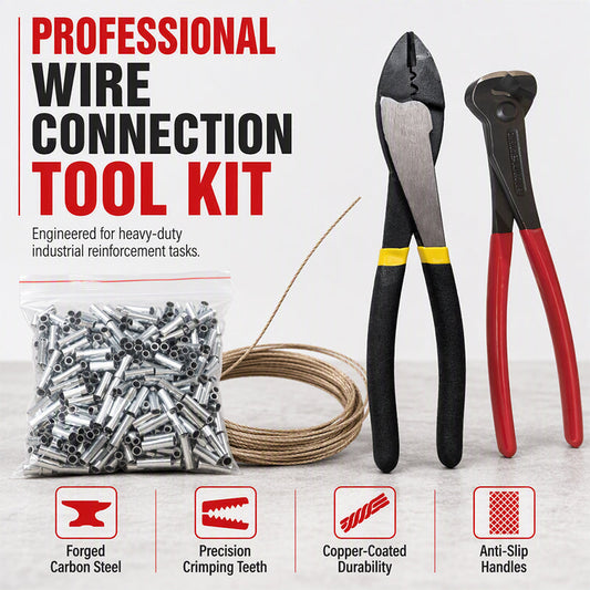 ⏳Offre Limitée 50% de Réduction⏰ Kit de Connexion en Fil d’Acier – Lot de 4 Pièces