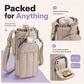 🥤 OFFRE LIMITÉE −50% ! ✨ Sac Porte-Bouteille Portable avec Bandoulière – Mains Libres, Multi-Poches, Idéal Outdoor ✨