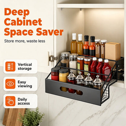 ⏳🔥OFFRE LIMITÉE −50% !⏰ Range-Épices Escamotable pour Cuisine