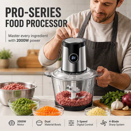 ⏳🔥OFFRE LIMITÉE −50% !⏰ Hachoir Électrique Multifonction & Robot de Cuisine