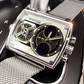 ⌚ PROMO FLASH : 50% DE RÉDUCTION ! Montre Carrée Lumineuse pour Hommes – Double Chronographe & Affichage Phosphorescent for Précision Jour et Nuit ✨