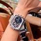 ⌚ PROMO FLASH : 50% DE RÉDUCTION ! Montre Carrée Lumineuse pour Hommes – Double Chronographe & Affichage Phosphorescent for Précision Jour et Nuit ✨
