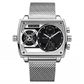 ⌚ PROMO FLASH : 50% DE RÉDUCTION ! Montre Carrée Lumineuse pour Hommes – Double Chronographe & Affichage Phosphorescent for Précision Jour et Nuit ✨