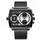⌚ PROMO FLASH : 50% DE RÉDUCTION ! Montre Carrée Lumineuse pour Hommes – Double Chronographe & Affichage Phosphorescent for Précision Jour et Nuit ✨