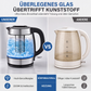 ☕ 50% DE RÉDUCTION! ⚡ Bouilloire en verre 2L – Arrêt auto & filtre à thé intégré ✨