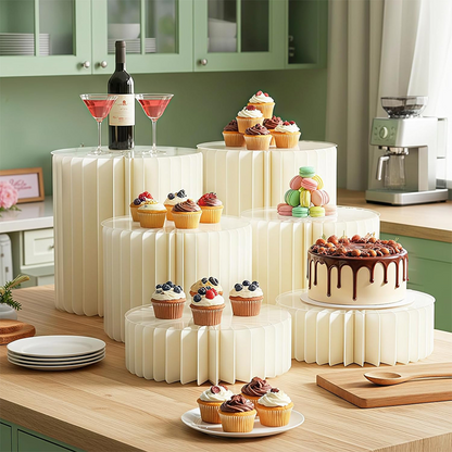 📢📢50% DE RÉDUCTION !! ⏰Supports cylindriques pliables pour fêtes