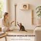 🌲 PROMO FLASH : 50% DE RÉDUCTION ! Corde d'Escalade pour Chat avec Support en Bois Massif – Montage Fenêtre ou Mur for Espace de Jeu Vertical Écologique 🐱✨