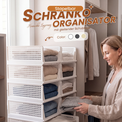 📢📢40 % DE RÉDUCTION !! ⏰Organisateur de garde-robe empilable avec tiroir