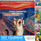 🔥‑50% Réduction ! Calendrier 2027 Mèmes de Chats Drôles 😂 Cadeau original, humour mensuel pour amateurs de chats à la maison ✨