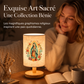 ⚡ PROMO FLASH : 50% DE RÉDUCTION ! Lampe de table en bois à motif de la Vierge Marie