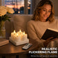 ⏳🔥OFFRE LIMITÉE −50% !⏰ Bougie Chauffe-Plat LED Sans Flamme Rechargeable