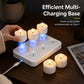 ⏳🔥OFFRE LIMITÉE −50% !⏰ Bougie Chauffe-Plat LED Sans Flamme Rechargeable