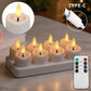 ⏳🔥OFFRE LIMITÉE −50% !⏰ Bougie Chauffe-Plat LED Sans Flamme Rechargeable