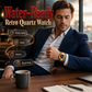 ⌚ PROMO FLASH : 50% DE RÉDUCTION ! Montre à Quartz Classique Rétro – Cadran Texturé & Bracelet Acier Inoxydable for Un Style Élégant au Quotidien ✨👔