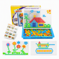 🧩 Save 50%! 🍄 Mushroom Nail Pegboard – Creative mosaic game with large & small pegs ✨