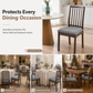 🎁 Buy 1 Get 1 Free! 🪑 Stretch Dining Chair Seat Cover – Strapless Elastic Slipcover with Elegant Textured Pattern for Home Dining Room