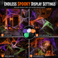 Halloween Stretchable Spider Web and Fake Spiders Set for Haunted House Outdoor Yard and Bar Decorations