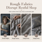 Linen Texture Pure Cotton Bedding Set with Retro Button Closure Class A Thickened High Density Duvet Cover and Sheet