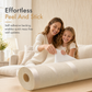 ⏳🔥OFFRE LIMITÉE −50% !⏰ Papier Peint Adhésif Intissé Epaissi à Rayures 3D Relief – Chambre & Salon – 53 cm × 1 m