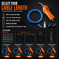 ⚡ Kit tire-fil électrique pour câbles de 6 mm : entraînement par perceuse, contrôle de tension, ABS et acier durables pour un câblage rapide