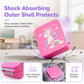 Sealed Food Grade Kids Bento Lunch Box Set with Soup Bowl 4 Compartment Lunch Container for School Students