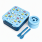 Sealed Food Grade Kids Bento Lunch Box Set with Soup Bowl 4 Compartment Lunch Container for School Students