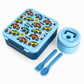 Sealed Food Grade Kids Bento Lunch Box Set with Soup Bowl 4 Compartment Lunch Container for School Students