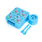 Sealed Food Grade Kids Bento Lunch Box Set with Soup Bowl 4 Compartment Lunch Container for School Students