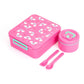 Sealed Food Grade Kids Bento Lunch Box Set with Soup Bowl 4 Compartment Lunch Container for School Students