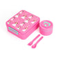 Sealed Food Grade Kids Bento Lunch Box Set with Soup Bowl 4 Compartment Lunch Container for School Students