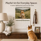 ⏳🔥OFFRE LIMITÉE −50% !⏰Calendrier Mural Drôle Fesses d'Animaux