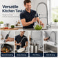 360 Degree Rotating Spring Kitchen Sink Faucet