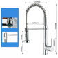 360 Degree Rotating Spring Kitchen Sink Faucet