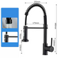 360 Degree Rotating Spring Kitchen Sink Faucet