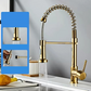 360 Degree Rotating Spring Kitchen Sink Faucet