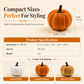 Velvet Pumpkins for Halloween & Thanksgiving