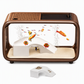 🐠 PROMO FLASH : 50% DE RÉDUCTION ! Aquarium de Bureau Transparent – Vue Panoramique & Couvercle Multifonction for Une Touche de Nature Apaisante sur Votre Bureau
