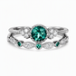 💍 Bague Femme Micro-Pavée Zircon : Double Anneau Vintage, Gemme AAA, Empilable
