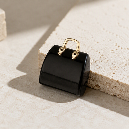 ⏳🔥50% DE RÉDUCTION OFFRE LIMITÉE ! ⏰🌸Achetez-en 1, Obtenez 1 Gratuit🌸 Ornement Miniature Sac à Main Élégant en Pierre