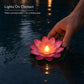 🪷 Économisez 50 % ! 💡 Lumières flottantes en forme de lotus – Étanches, à LED et prêtes à être mises dans un bassin