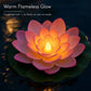 🪷 Économisez 50 % ! 💡 Lumières flottantes en forme de lotus – Étanches, à LED et prêtes à être mises dans un bassin
