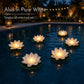 🪷 Économisez 50 % ! 💡 Lumières flottantes en forme de lotus – Étanches, à LED et prêtes à être mises dans un bassin