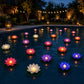 🪷 Économisez 50 % ! 💡 Lumières flottantes en forme de lotus – Étanches, à LED et prêtes à être mises dans un bassin