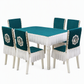 Modern Minimalist Dining Tablecloth and Chair Cover Set Household Table Cover and Chair Cushion Protector
