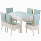 Modern Minimalist Dining Tablecloth and Chair Cover Set Household Table Cover and Chair Cushion Protector