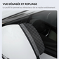 🚗👁️ Protège-Pluie pour Rétroviseur 2-en-1 – Miroir d'Angle Mort 360°, Vision Dégagée et Fixation par Clip