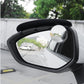 🚗👁️ Protège-Pluie pour Rétroviseur 2-en-1 – Miroir d'Angle Mort 360°, Vision Dégagée et Fixation par Clip
