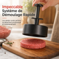 🍔🥩 Presse à Hamburgers Ronde et Moule à Galettes – Ressort à Rappel, Démoulage Facile et Forme Parfaite