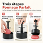 🍔🥩 Presse à Hamburgers Ronde et Moule à Galettes – Ressort à Rappel, Démoulage Facile et Forme Parfaite